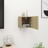 VidaXL Dulap TV montaj pe perete, stejar sonoma, 30,5x30x30 cm