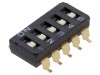 Comutator DIP-SWITCH OMRON A6S-5101-H, 5 Sectiuni ON-OFF, Montare SMT, Contact Aurit, IP40