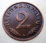 B.012 GERMANIA 2 REICHSPFENNIG 1937 A, Europa, Bronz