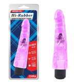 Vibrator Hi-Rubber din PVC, Violet, 22.3x5.5 cm, Orion