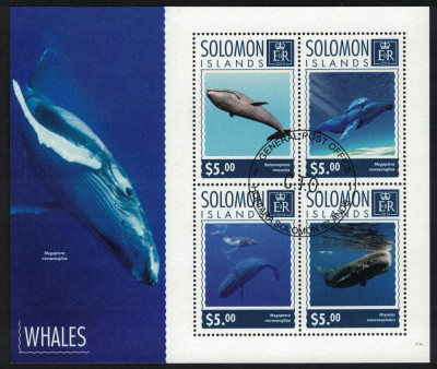 INSULELE SOLOMON 2014 - Fauna, Balene / colita noua foto