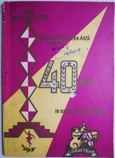 Scoala Populara de Arta &ndash; Lugoj. 40 de ani de activitate in slujba artei de amatori (1930-1970). Anuarul III