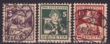 C1427 - Elvetia 1916 - Pro Juventute 3v.stampilat,serie completa,perfecta stare