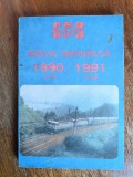 Mersul Trenurilor 1990/1991 - CFR, 2 / R6P2F