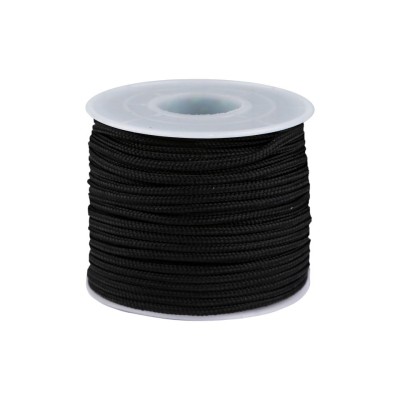 Cordelina paracord Crisalida, diametru 2.5 mm, lungime 25 m, Negru foto