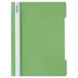 Dosar cu sina Noki, plastic, verde, 2 perforatii pentru arhivare, eticheta interschimbabila pe cotor