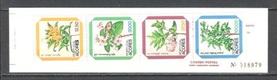 Portugalia-Azore.1983 Flori carnet SP.77 foto