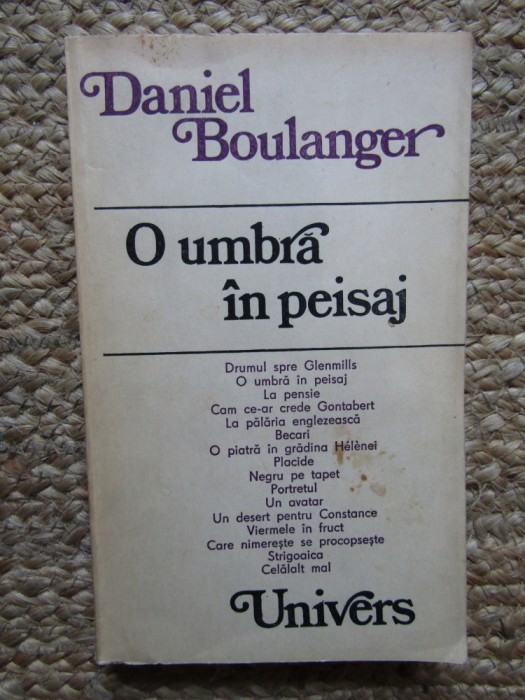 Daniel Boulanger - O umbra in peisaj