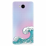 Husa silicon pentru Huawei Y6 2017, Waves