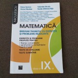PETRE SIMION VALENTIN NICULA MATEMATICA PENTRU CLASA A IX A EXERCITII SI PROBLEME REZOLVATE BREVIAR TEORETIC