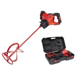 Mixer amestecator pt. adezivi mortar 1800W, Profesional, RUBIMIX-9 SUPERTORQUE 230V 50-60 Hz. cu valiza de transport - RUBI-26974