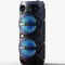 Boxa portabila cu doua difuzoare, bluetooth, 2x10W, lumini led RGB, acumulator,