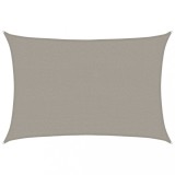 Cumpara ieftin Parasolar, gri deschis, dreptunghiular, 2,5x3,5 m HDPE 160 g/m&sup2;