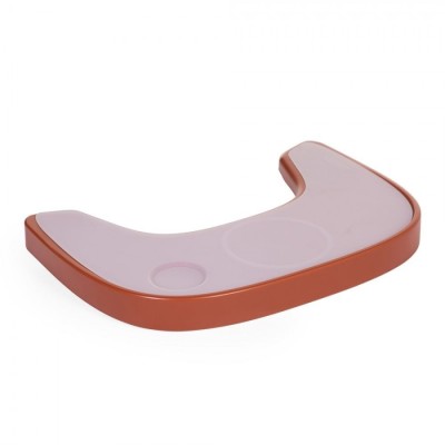 Tavita scaun de masa Childhome Evolu + Protectie din silicon, Ruginiu foto