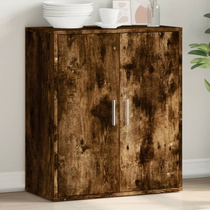 Gossi servanta, stejar afumat, 79x38x80 cm, lemn prelucrat