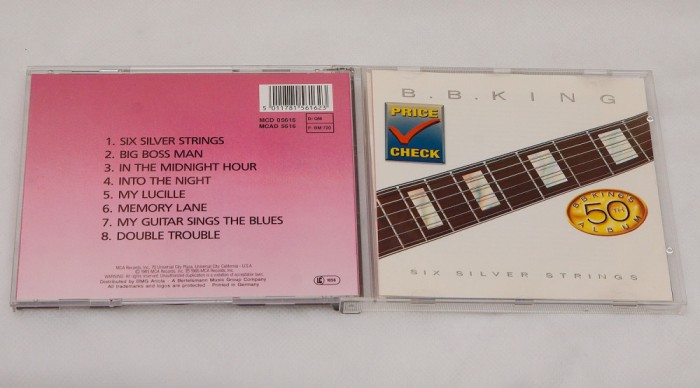 B.B. King &ndash; Six Silver Strings - CD audio original