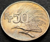 Moneda exotica 50 RUPII / RUPIAH - INDONEZIA, anul 1971 *cod 5363 = UNC, Asia