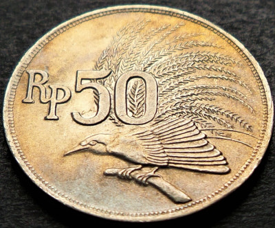 Moneda exotica 50 RUPII / RUPIAH - INDONEZIA, anul 1971 *cod 5363 = UNC foto