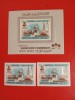 KATHIRI STATE, EXPO - COLIȚĂ + 2 VALORI PERF./IMPERF. MNH, Nestampilat