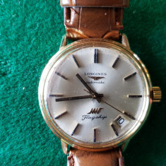 CEAS DE MANA BARBATESC -LONGINES-FLAGSHIP - automatic -SWISS MADE -AUR-18 K foto