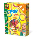 Set creativ copii - Bratari cu margele pop, 48 piese, SES Creative