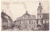 2586 - SIBIU, Market, Romania - old postcard - used - 1915