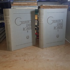MIOARA AVRAM - GRAMATICA LIMBII ROMANE , EDITIA A II-A REVAZUTA SI ADAUGITA ( 2 VOL. ) , ACADEMIA ROMANA , 1966 *