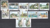 Guernsey 1984 - Ziua timbrului, 2 Serii + val. 20 p, pereche (NDT sus și jos), SET COMPLET, MNH