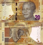 AFRICA DE SUD 20 rand 2015 UNC!!!