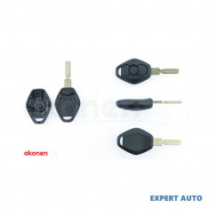 Carcasa cheie contact pentru bmw series 3 (e36-e46) / x3 (e83) / z3 / x5 (e53) / series 7 (e38) 3 butoane, cu cheie UNIVERSAL Universal #6