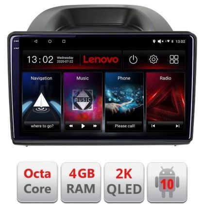 Navigatie Ford Ecosport 2017-2019 , Octacore Qualcomm, 4Gb RAM, 64Gb Hdd, 4G, Qled 2K, DSP, Carplay, Bluetooth CarStore Technology