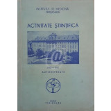Institutul de medicina Timisoara. Activitate stiintifica 1960-1964. Autoreferate