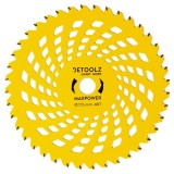 Disc motocoasa 40T dinti vidia, galben, 255x25.4x2 mm, MaxPower, DZ-MC7004-S001-G01