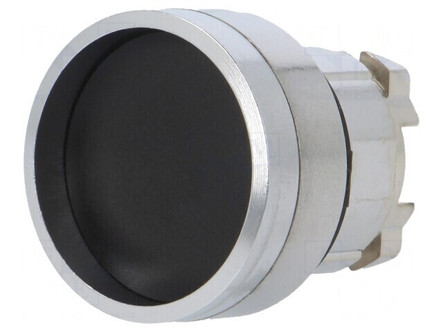 Comutator apăsare 22mm negru