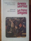 Germinie Lacerteux, Les Freres Zemganno - Edmond, Jules De Goncourt ,304866