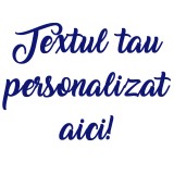 Decor text personalizat 15-25 litere, lemn colorat, 20cm