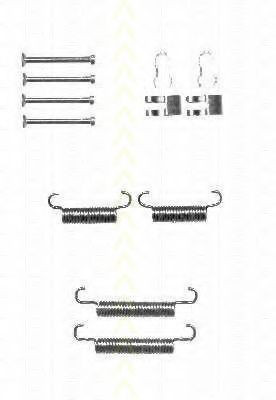 Set accesorii, saboti frana parcare IVECO DAILY IV platou / sasiu (2006 - 2011) TRISCAN 8105 152560 foto