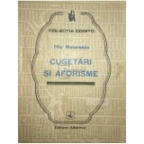 Titu Maiorescu - Cugetări și aforisme (editia 1986)