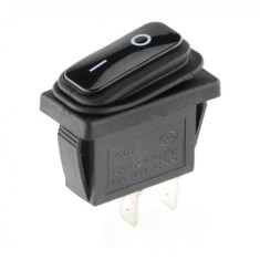 Buton 12V (waterproof) rosu sau negru