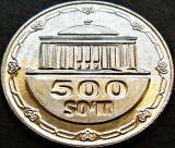 Moneda exotica 500 SOM - UZBEKISTAN, anul 2018 * cod 70 = UNC, Asia