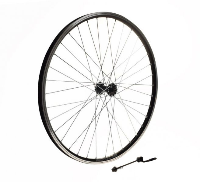 Roata fata dubla bicicleta 26&quot;, quick release, Skorpion, culoare negru PB Cod:AWR2671