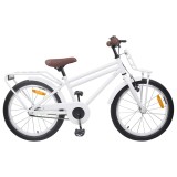 vidaXL Bicicletă pentru Copii 20 Inci pentru 6-11 ani Alb 42009275