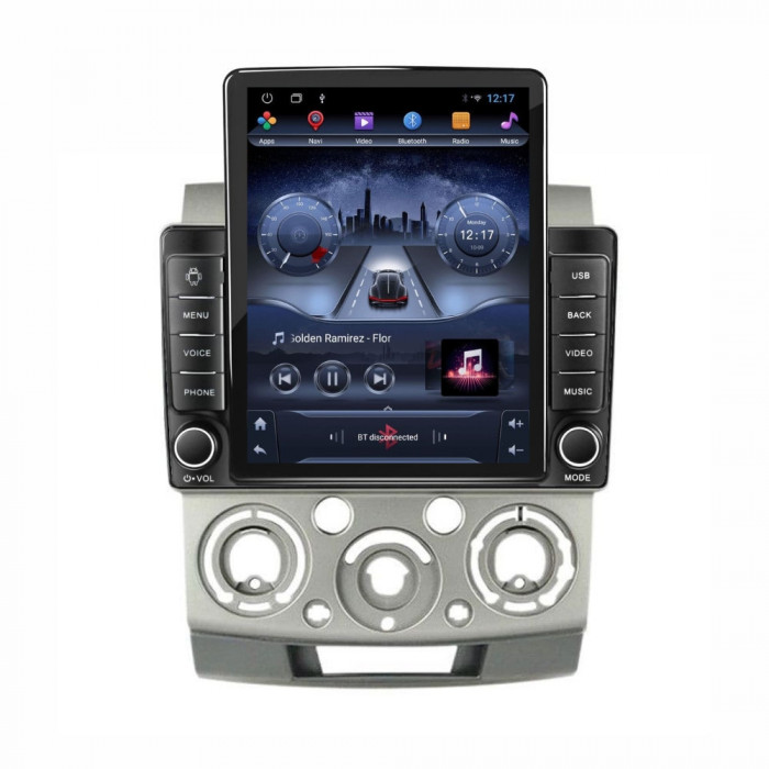 Navigatie dedicata cu Android Mazda BT-50 2005 - 2011, 2GB RAM, Radio GPS Dual