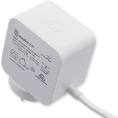 Sursa de alimentare Raspberry Pi 27W USB-C PD, 5.1V 5A, Alba, EU