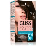 Schwarzkopf Gliss Color Culoare permanenta pentru par culoare 3-0 Deep Brown 1 buc