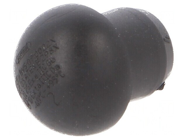 Capac de protec&Aring;&pound;ie PG16 elastomer negru HSK-V-Ex Filet PG