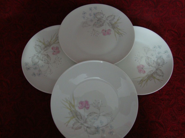SET / SERVICIU 4 FARFURII INTINSE DIN PORTELAN ROSENTHAL