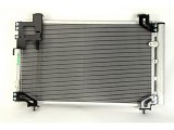 Condensator climatizare Toyota Avensis (T25), 2003-2008, motor 2.0 D-4D, 85 kw diesel, full aluminiu brazat, 635(595)x385(365)x16 mm, cu uscator si f