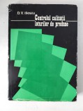 Controlul calitatii loturilor de produse, Dan V. Iliescu, Editura Tehnica, 1982