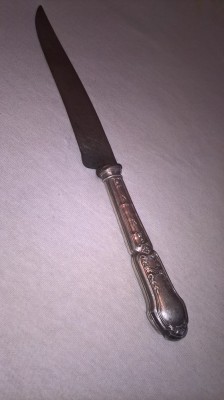Cutit cu maner argint 950 Franta foto